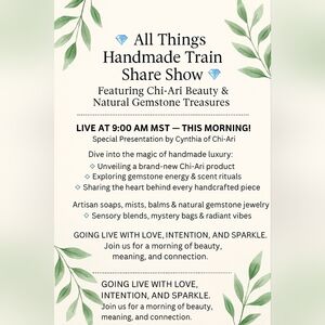 Chi-Ari Beauty Gemstone Treasures EVERYTHING HANDMADE VANTAGE AND MORE 6-8am